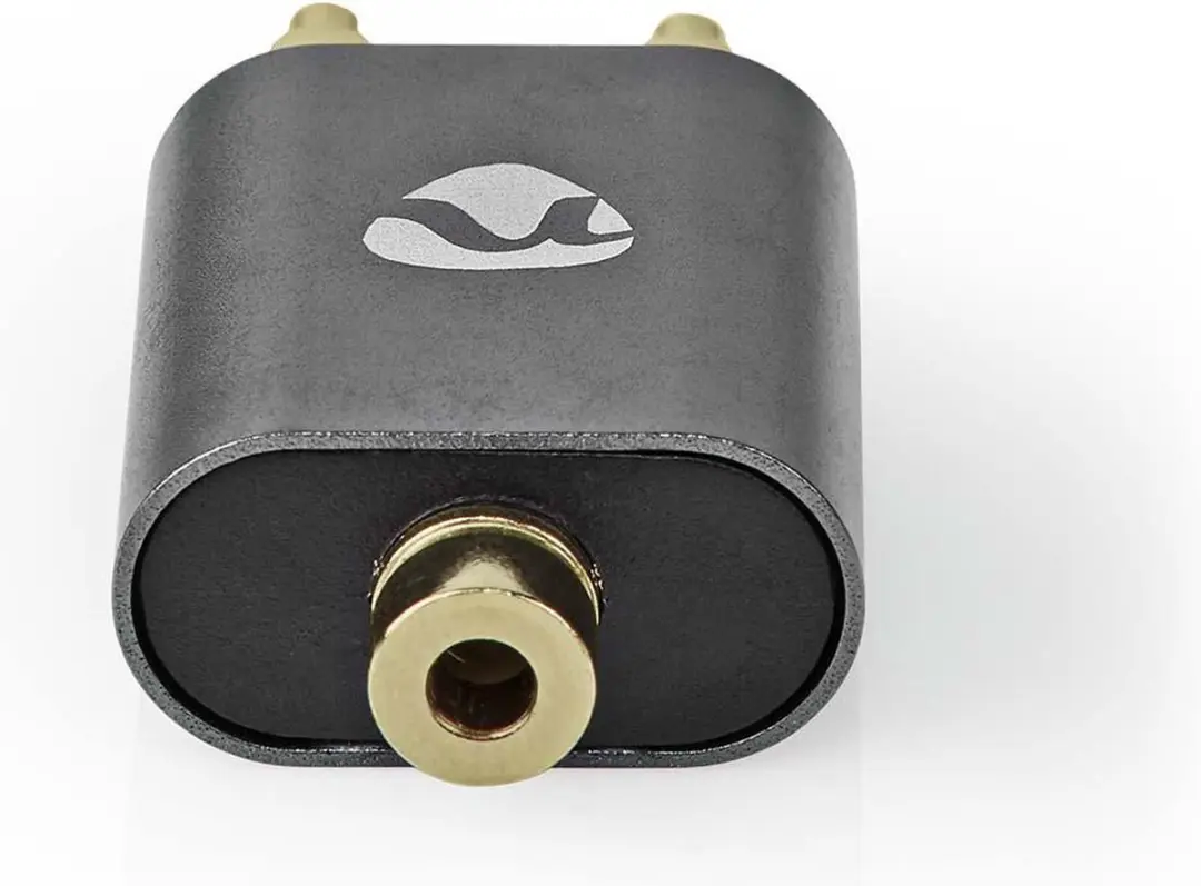 Nedis CATB22255AL Stereo-Audioadapter - 2x RCA Male - 3,5mm Female - Verguld