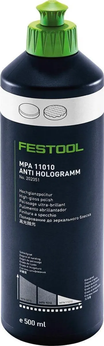 Festool MPA 11010 Poetsmateriaal 500ml - Groen/Zwart