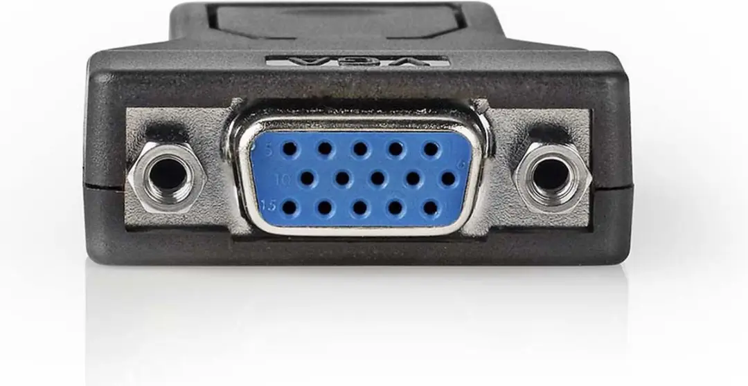 Nedis DisplayPort naar VGA Adapter CCGB37935BK - 1080p - Zwart