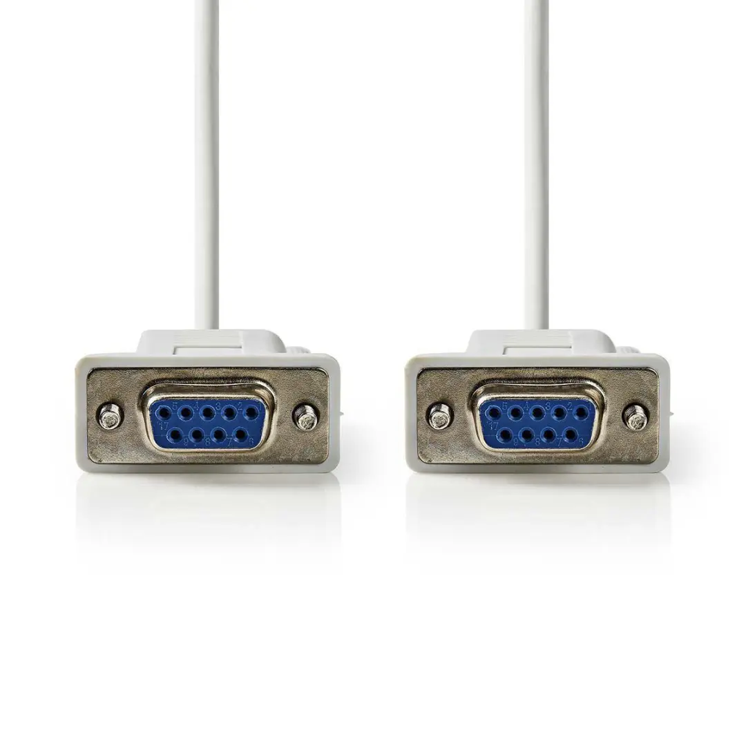 Nedis RS232 Seriële Kabel 2m - 9p SUB-D (v)