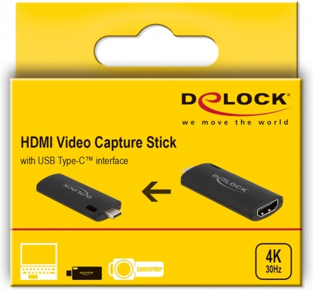 Delock 88309 HDMI Video Capture Stick - USB Type-C
