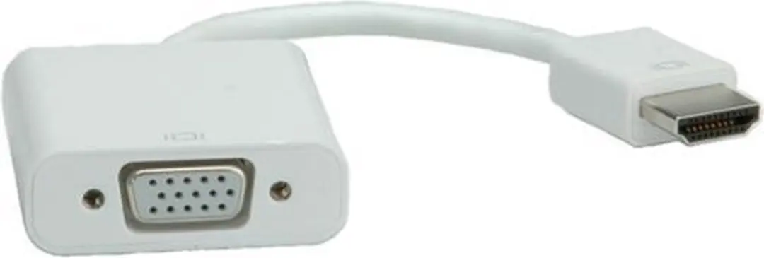 Roline HDMI-VGA-adapterkabel 12.03.3114 - Wit