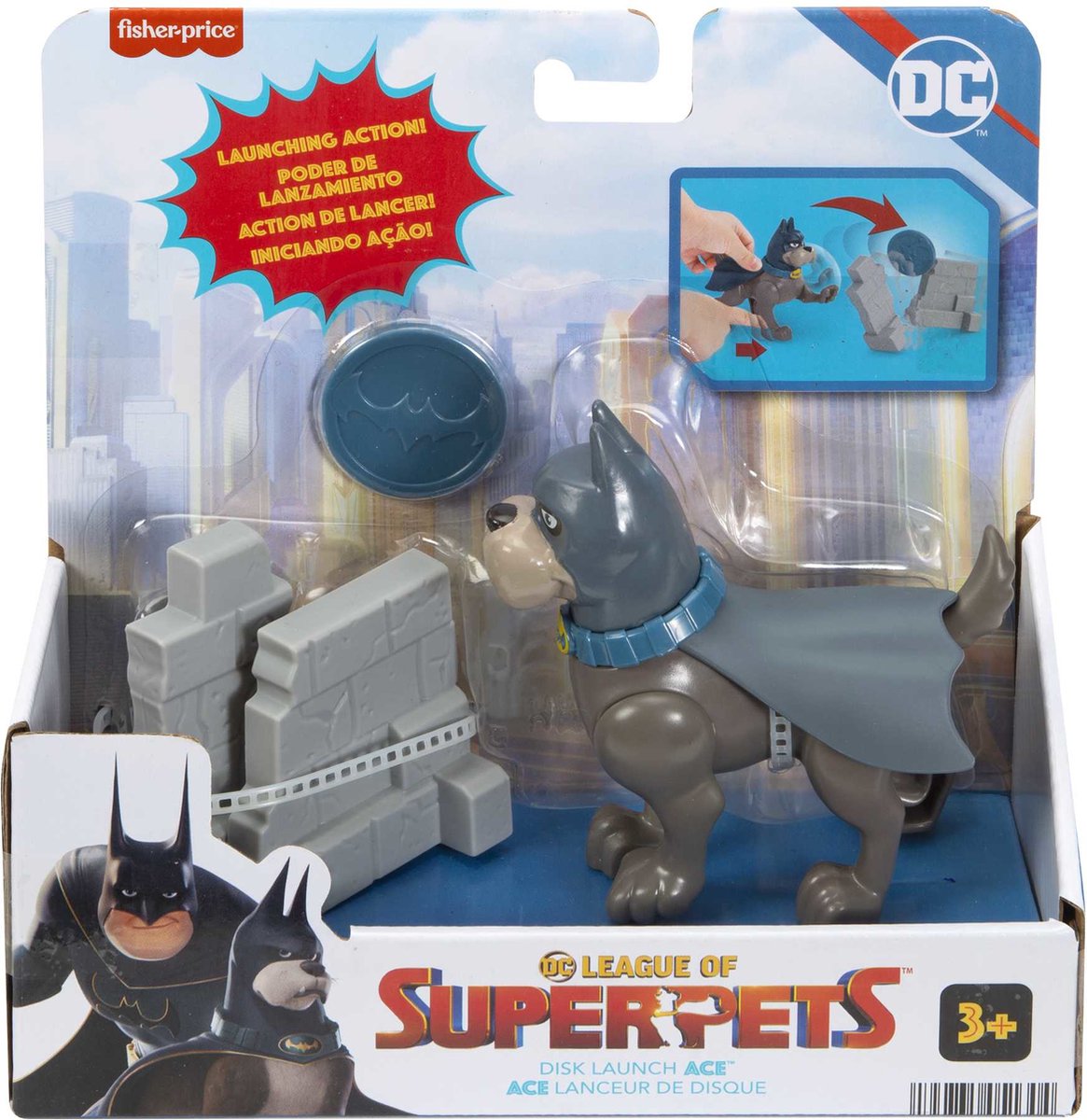 Fisher-Price DC League of Super-Pets HGL08, 3 jaar, Verschillende kleuren, Kunststof