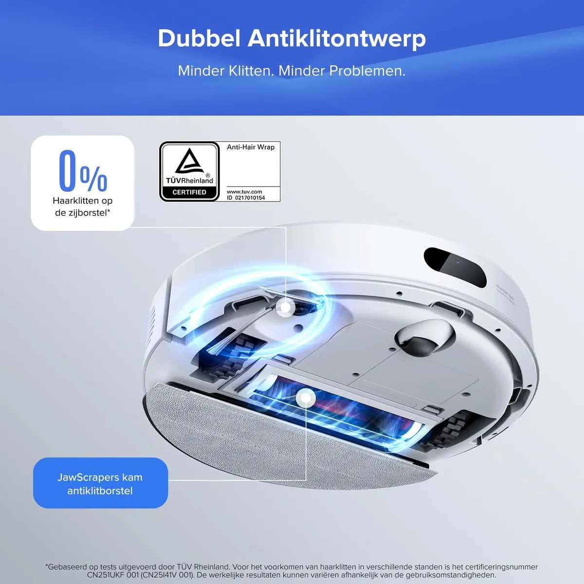 Roborock Q7 BF+ Robotstofzuiger - 8000Pa Wit