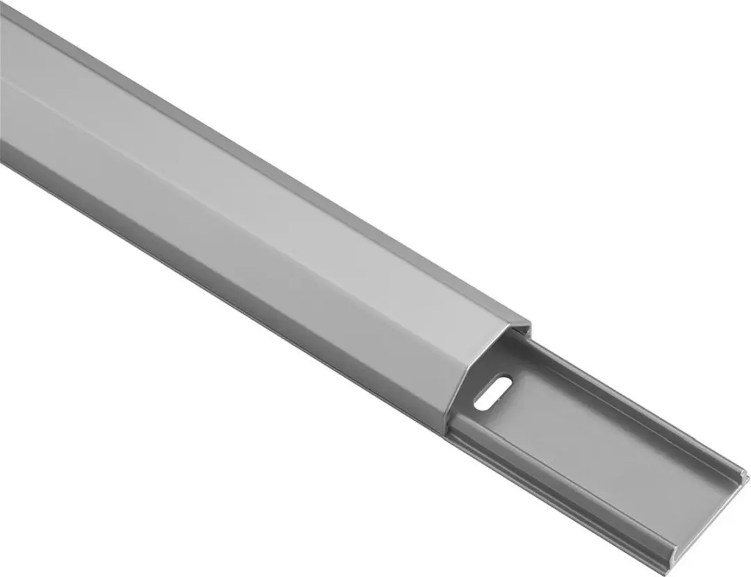 Goobay 90666 Kabelgoot halfrond aluminium - Zilver