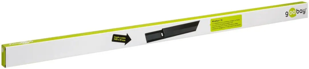 Goobay 90666 Kabelgoot halfrond aluminium - Zilver