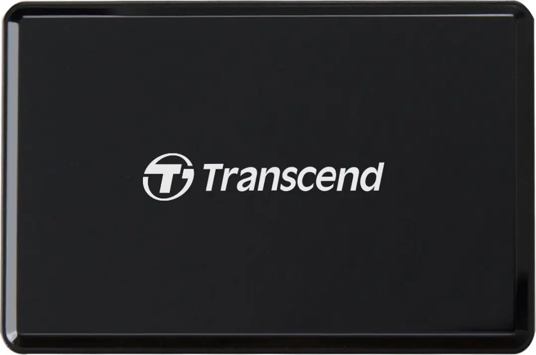 Transcend TS-RDF9K2 Geheugenkaartlezer - Micro-USB - Zwart