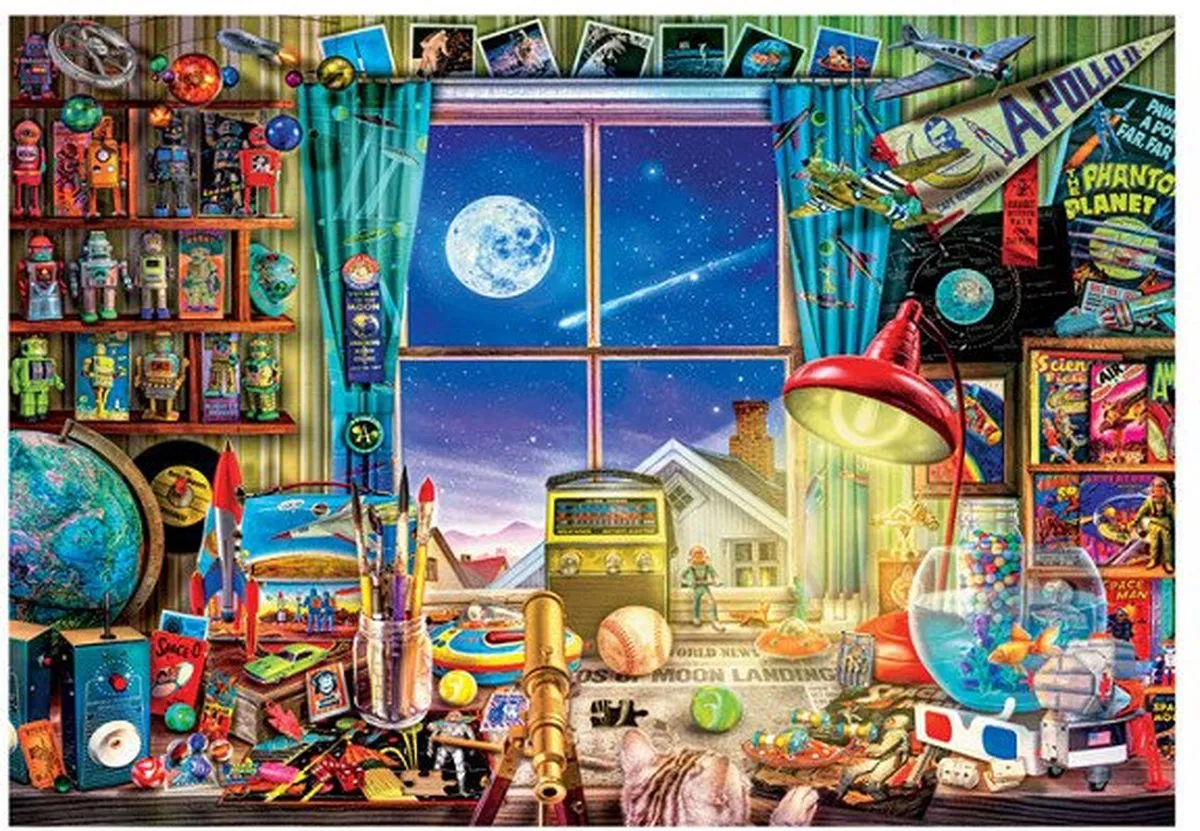 Clementoni To the Moon Puzzel 500 Stuks - Multicolor