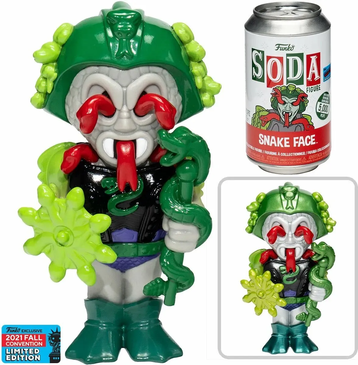 Funko Masters of the Universe Snake Face LE 6500 Vinyl Figure - Multicolor