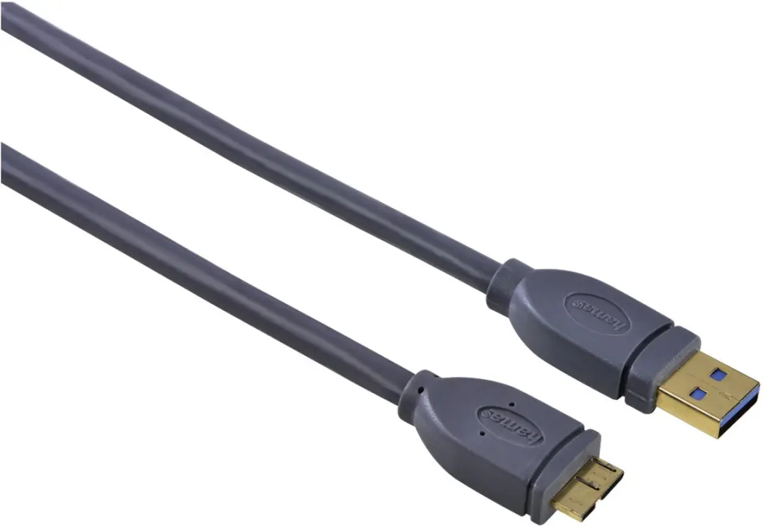 Micro USB 3.0 kabel 3m verguld