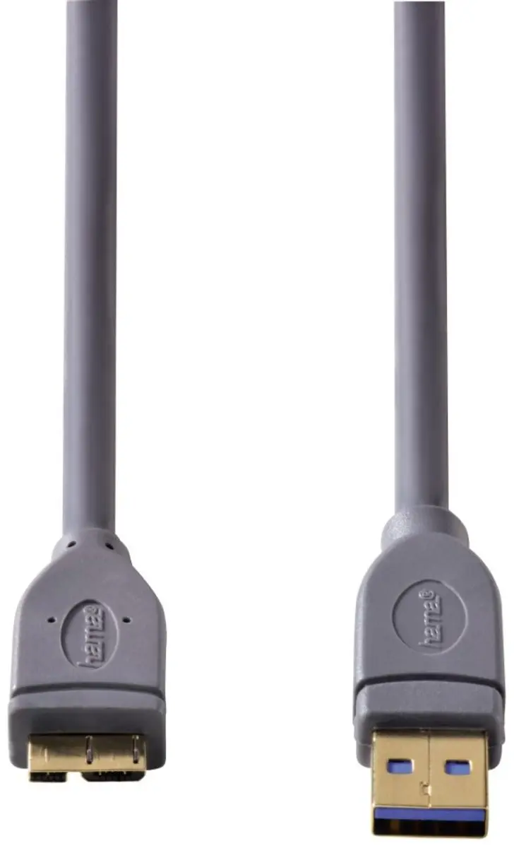 Micro USB 3.0 kabel 3m verguld