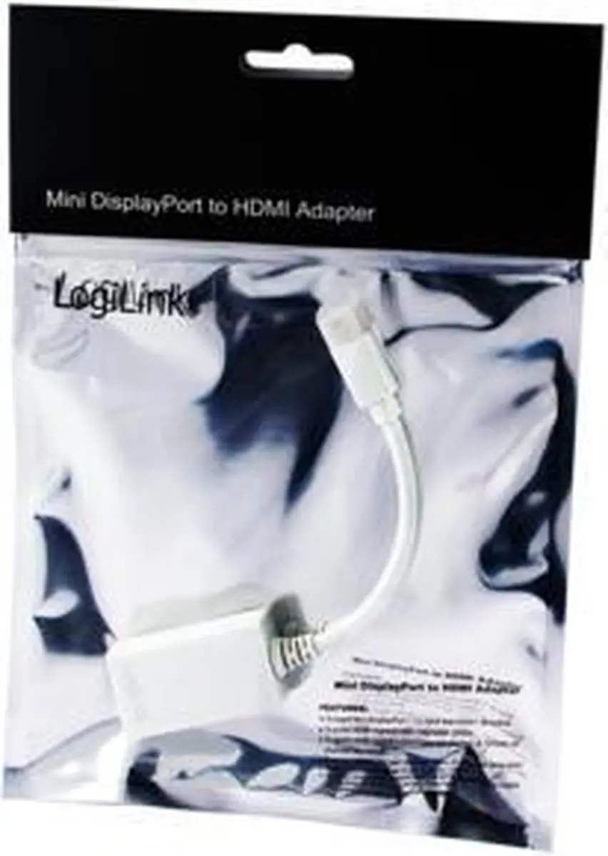 Logilink DisplayPort mini naar HDMI Adapter CV0036A - Wit