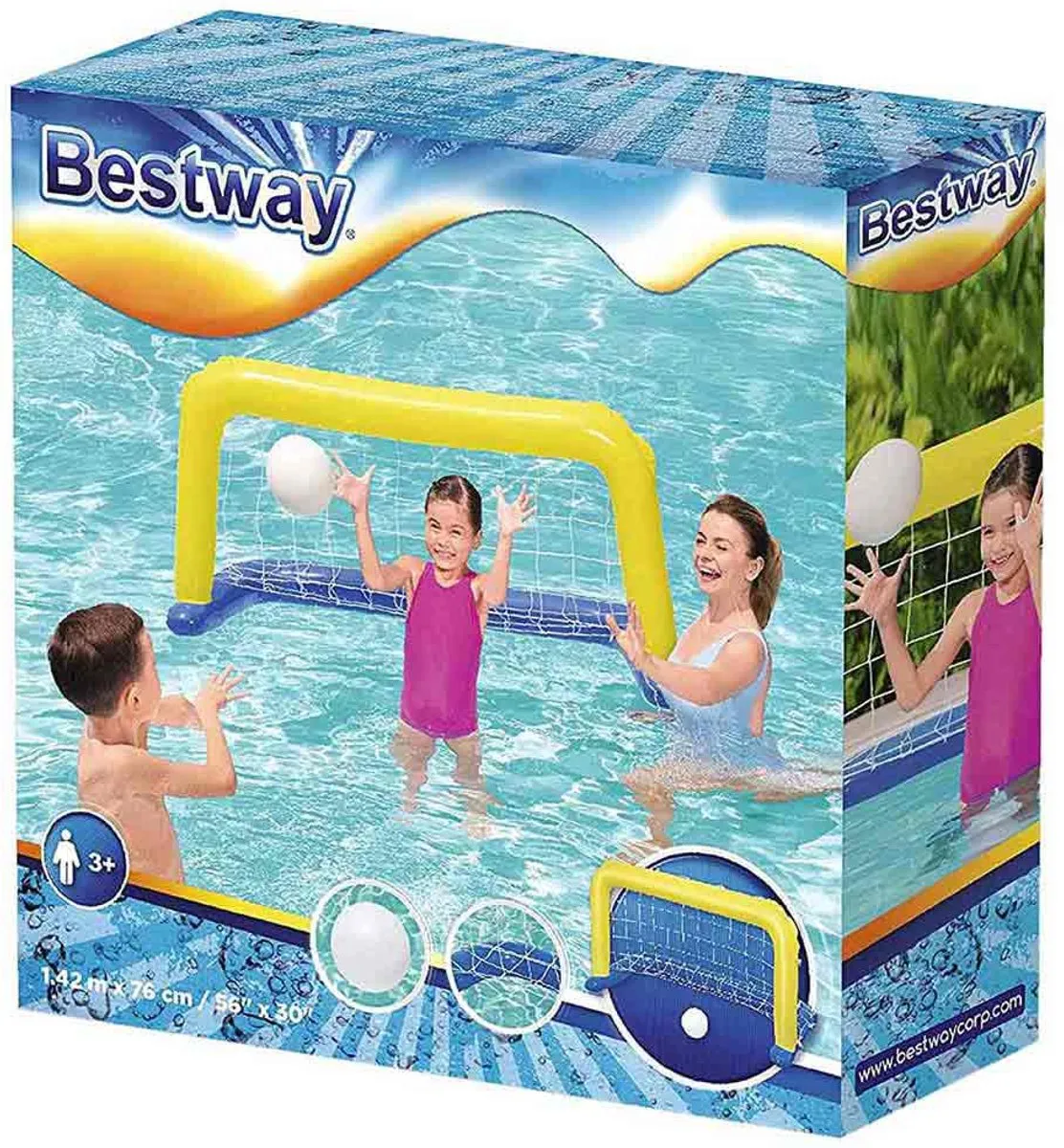 Bestway Waterpolo Set Opblaasbaar - Blauw