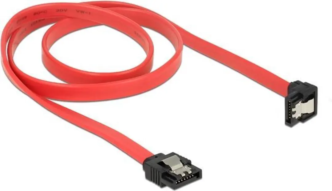 Delock SATA Datakabel 6 Gbit/s 0,7m - Rood