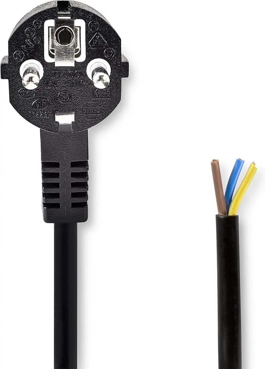 Nedis Stroomkabel Type F CEGL10700BK20