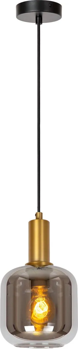 Lucide Joanet Hanglamp Ø16cm - Fumé