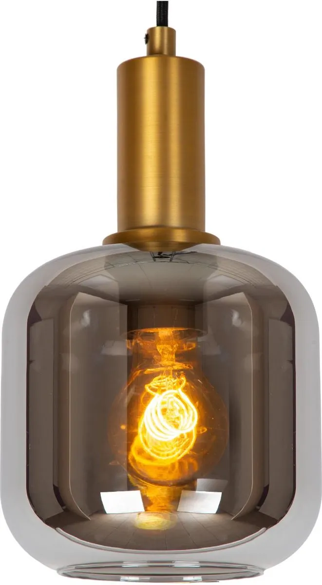 Lucide Joanet Hanglamp Ø16cm - Fumé