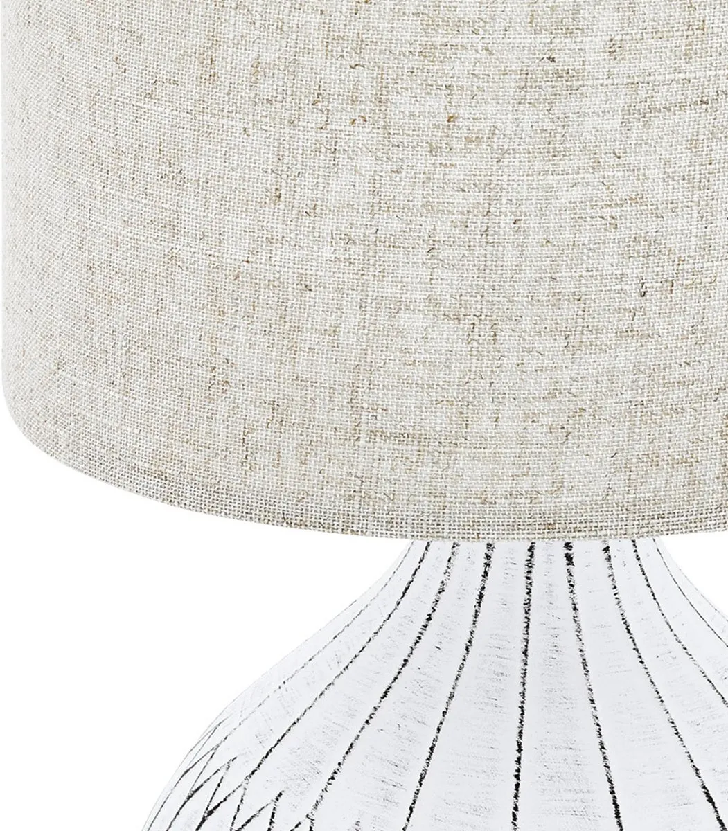 Eglo Bellariva 3 Tafellamp E27 - 36 cm - Wit/Lichtbruin