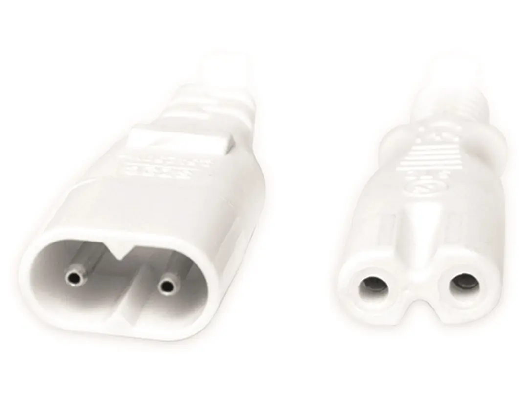 Logilink CP132 IEC C8-C7 Elektriciteitssnoer 2m - Wit
