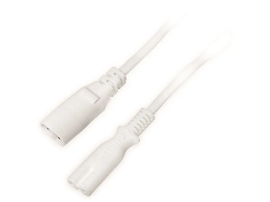 Logilink CP132 IEC C8-C7 Elektriciteitssnoer 2m - Wit