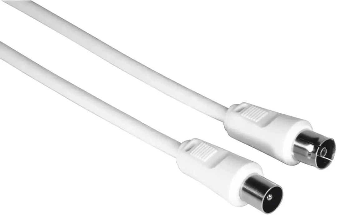 Hama 00205031 coax-kabel 10 m Wit