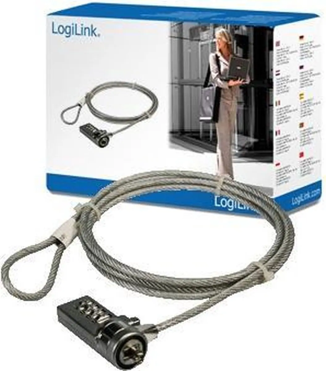 Logilink NBS002 PC/Notebook Combinatieslot - Zilver