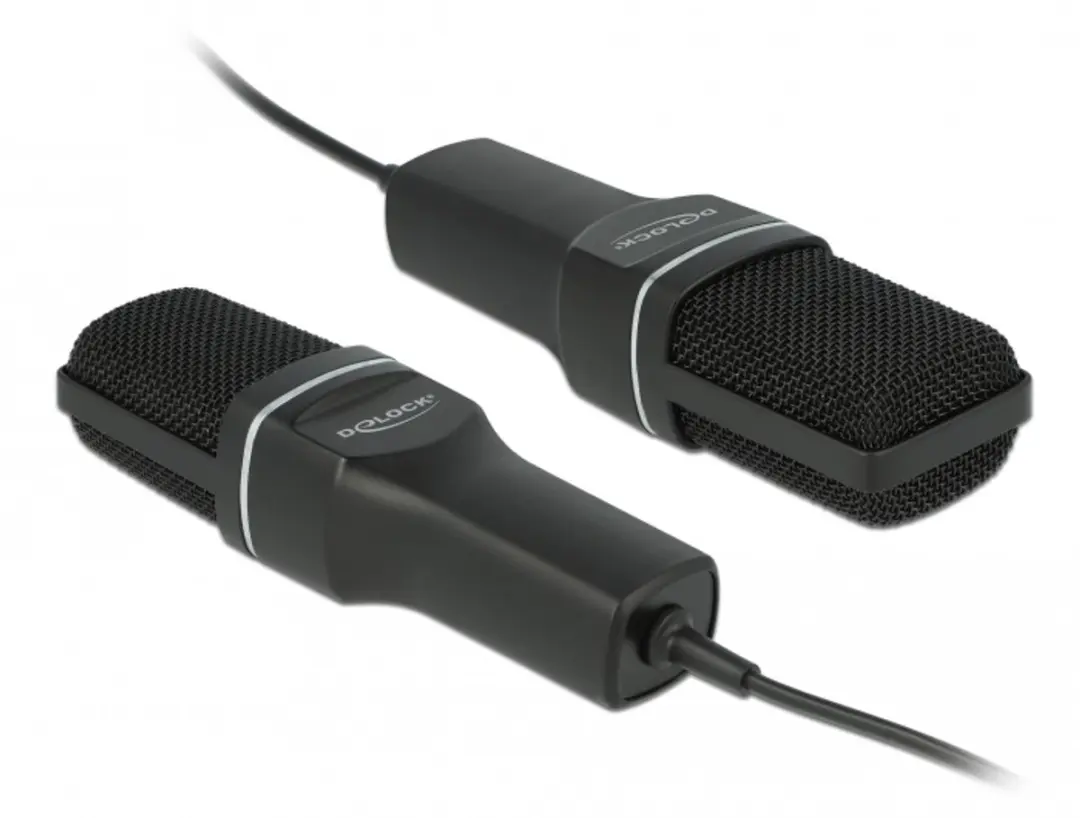 Delock 66331 USB Condensormicrofoon - Zwart