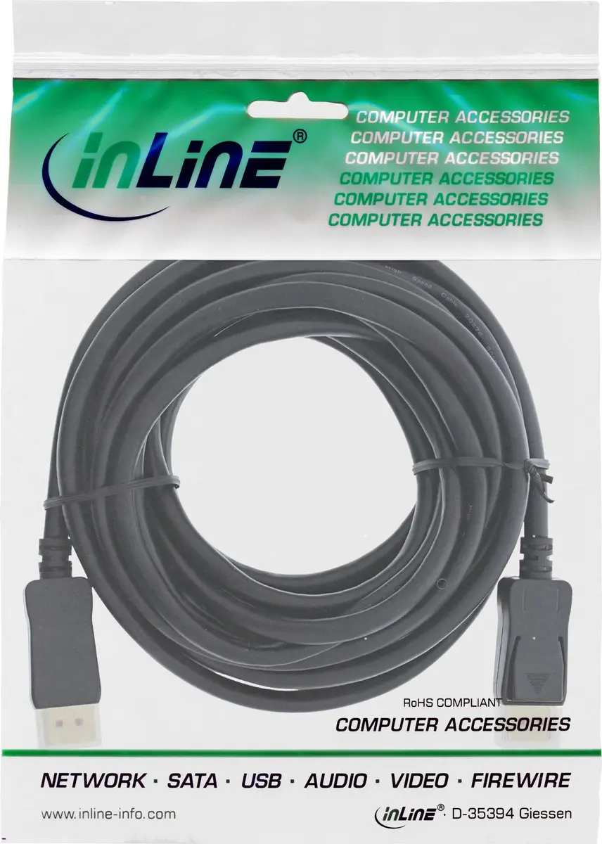 InLine DisplayPort Kabel 1.4 7,5m - 5K/8K 60Hz