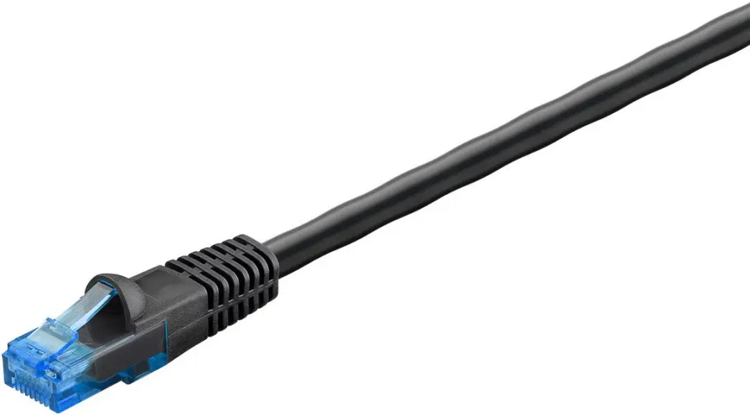 Goobay U/UTP CAT6 Outdoor Netwerkkabel 10m - Zwart