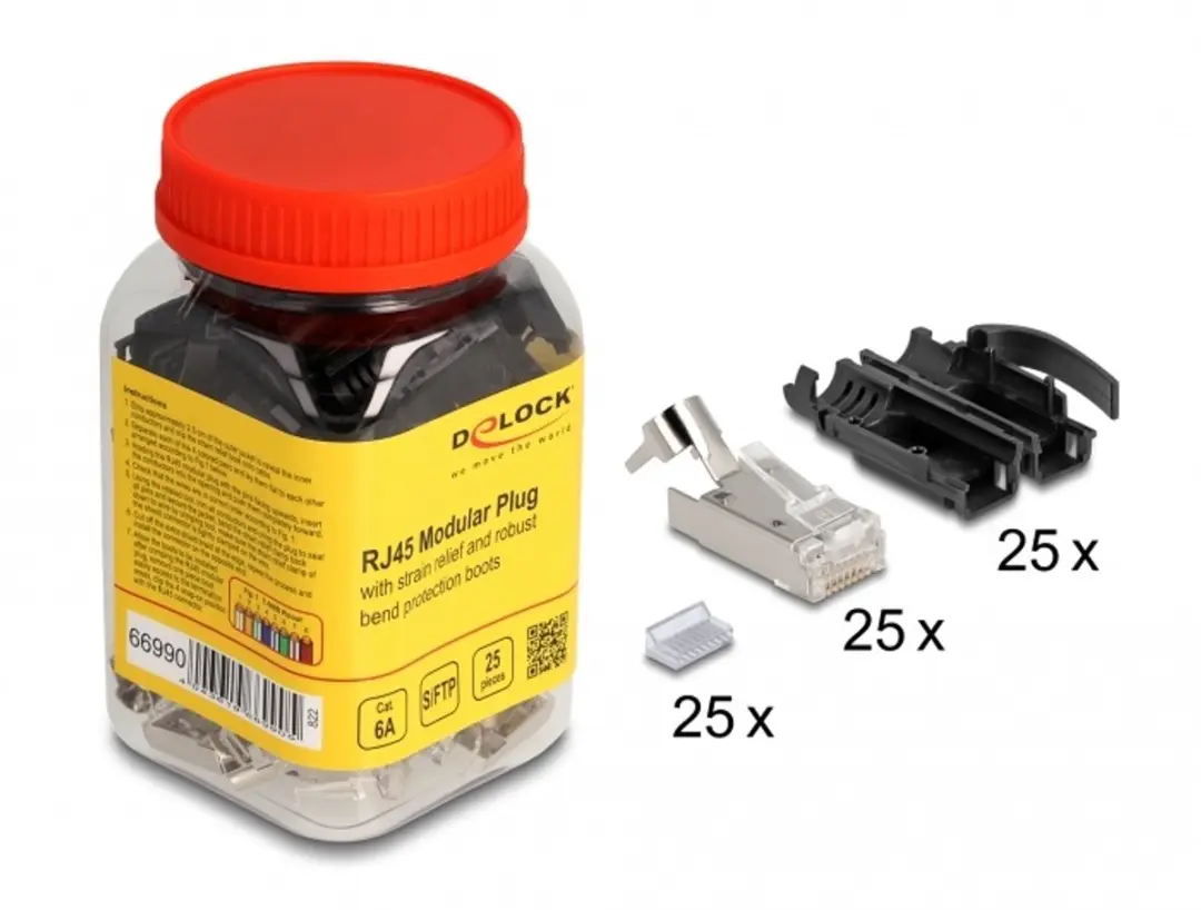 Delock RJ45 Modular Plug Cat.6A