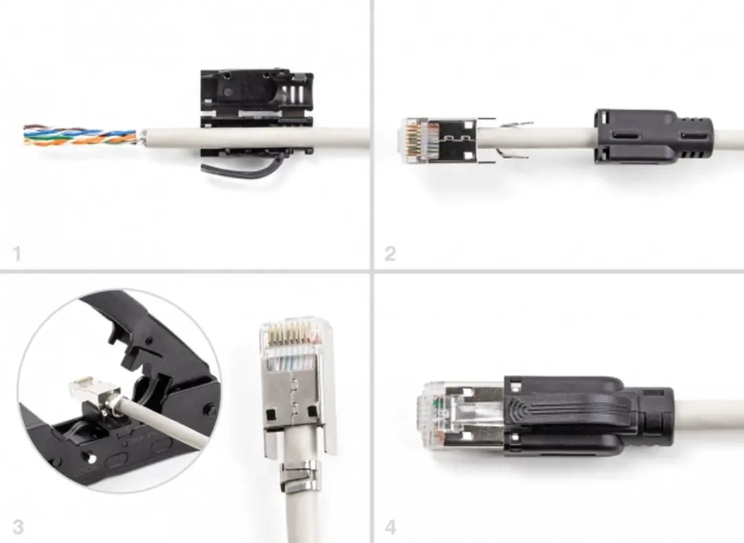 Delock RJ45 Modular Plug Cat.6A - 25 Stuks - Zwart/Zilver