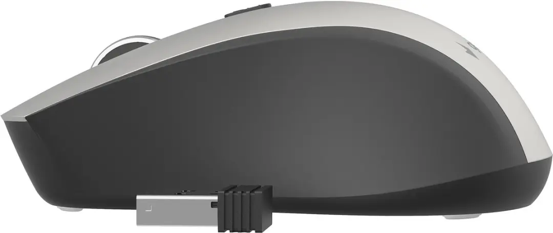 Gembird MUSW-4B-02-BS Draadloze Muis - Zwart/Zilver
