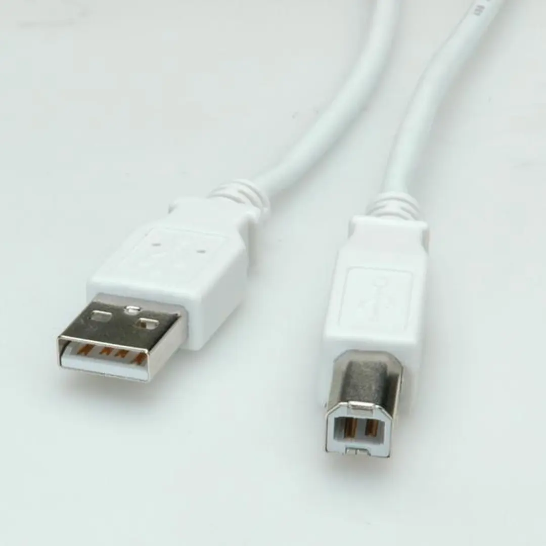 Value USB 2.0 Kabel A-B Wit 4,5m - afbeelding 6 van 6