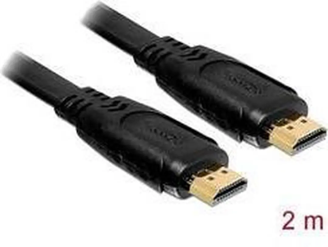 Delock 1.4 High Speed HDMI Kabel 2m - Zwart