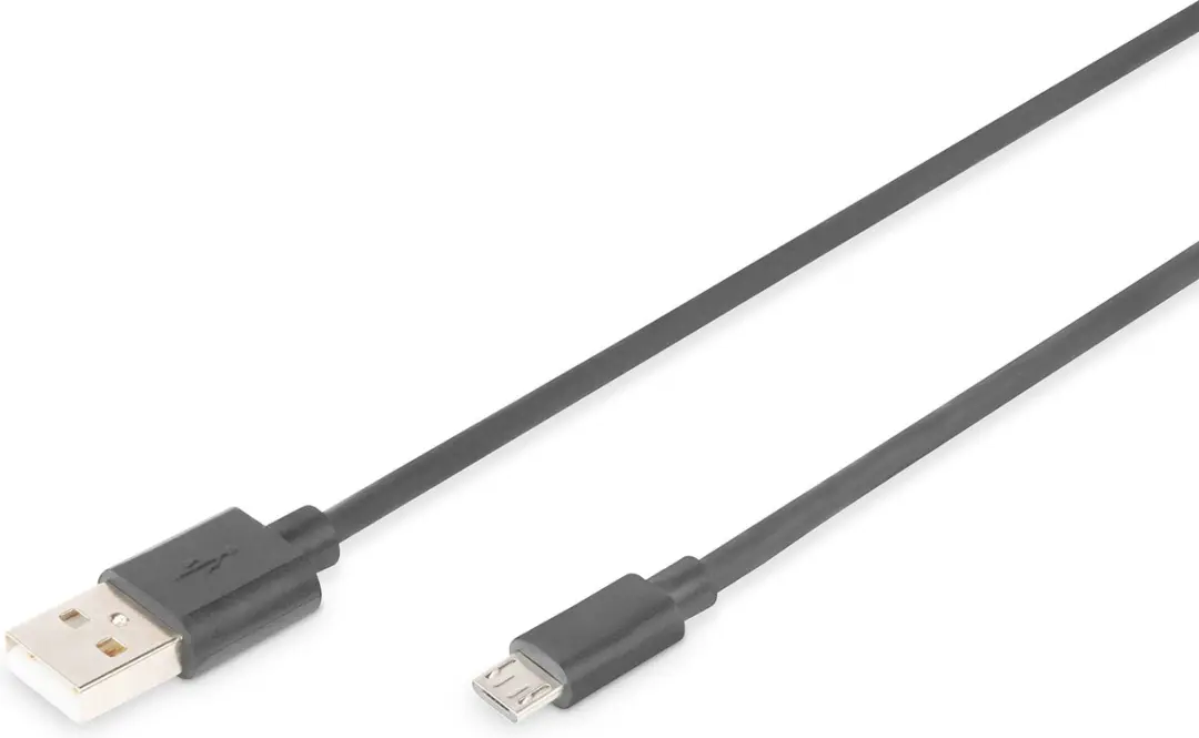 Digitus USB 2.0 A Male naar Micro Male Kabel 1.8m