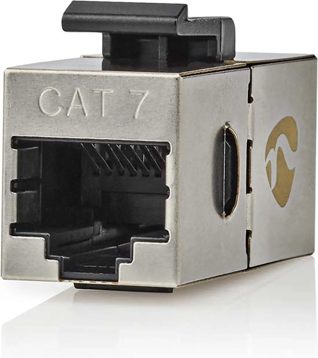 Nedis CAT6a/CAT7 Netwerkkoppeling RJ45 - Afgeschermd - Recht - Metaal