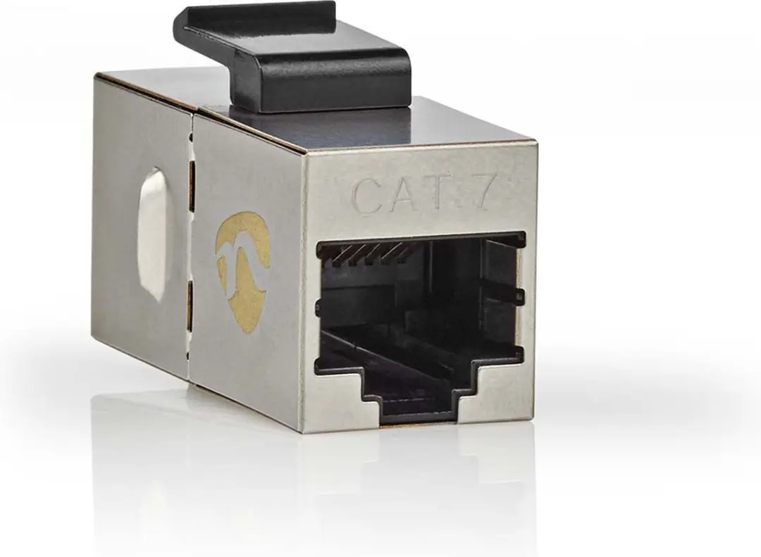 Nedis CAT6a/CAT7 Netwerkkoppeling RJ45 - Afgeschermd - Recht - Metaal