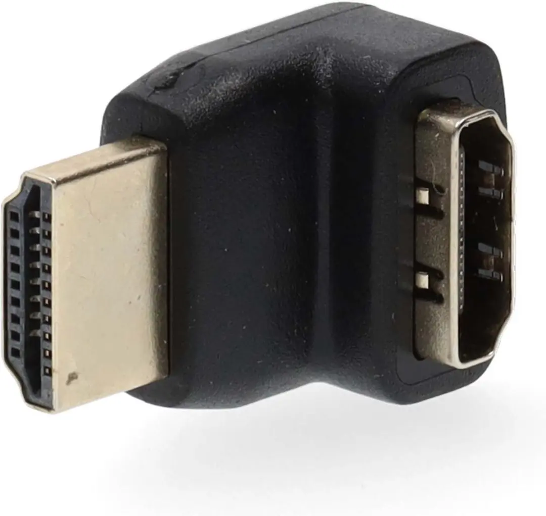 Nedis HDMI-Adapter CVGB34902BK - 270° Gehoekt - Verguld - Zwart