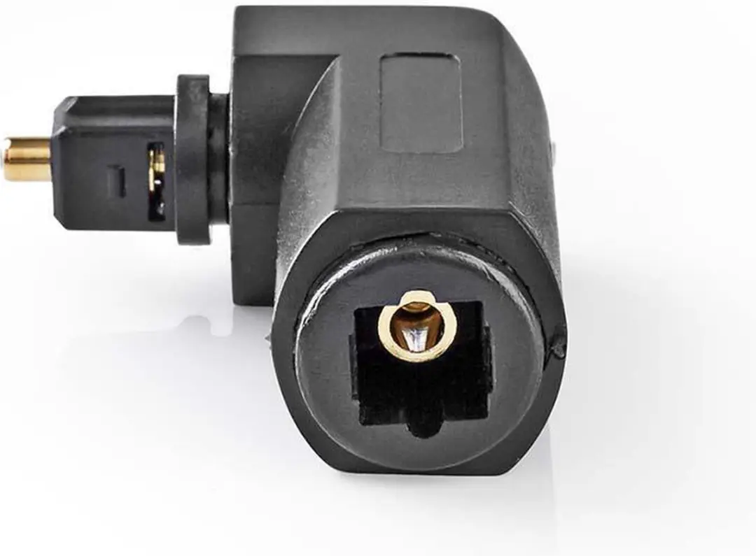 Nedis TosLink Adapter 90° CAGP25920BK - 10 Stuks