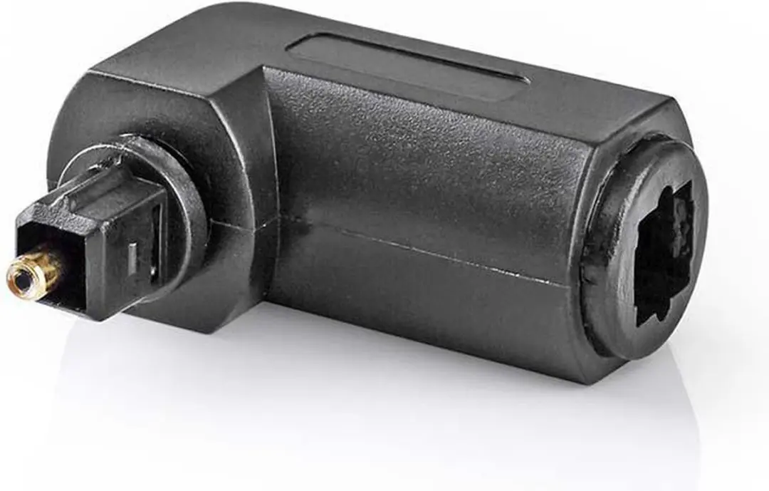Nedis TosLink Adapter 90° CAGP25920BK - 10 Stuks