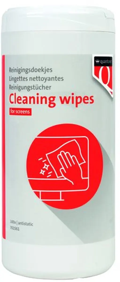 Quantore Beeldschermdoekjes Dispenser - 12 Stuks