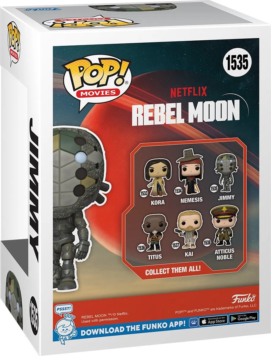 Funko Pop Movies Rebel Moon Jimmy #1535 - Multi