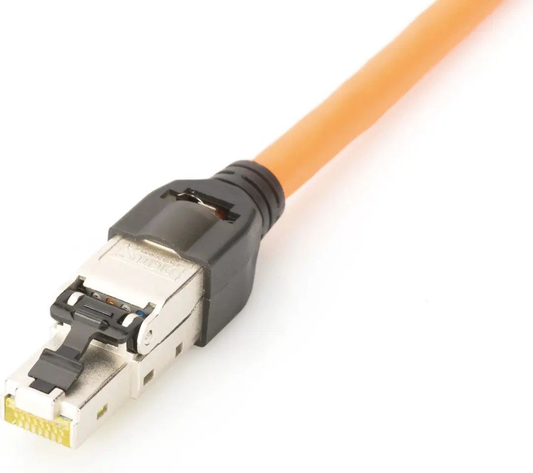Digitus RJ45 Netwerkstekkerverbinder CAT 6A - Snelaansluiting - Zilver/Staal