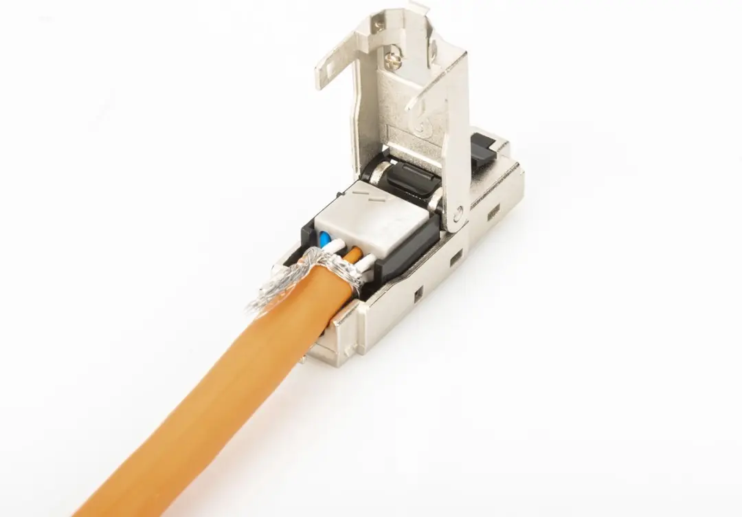 Digitus RJ45 Netwerkstekkerverbinder CAT 6A - Snelaansluiting - Zilver/Staal