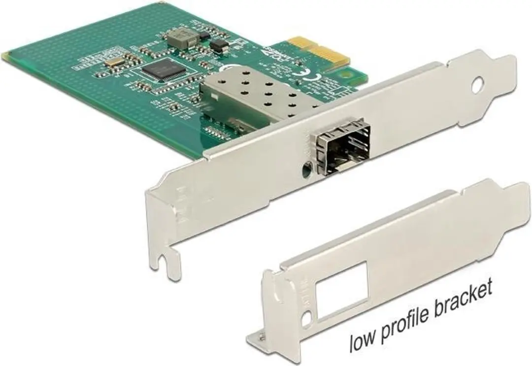 Delock PCIe x1 SFP Gigabit LAN i210 - Zwart