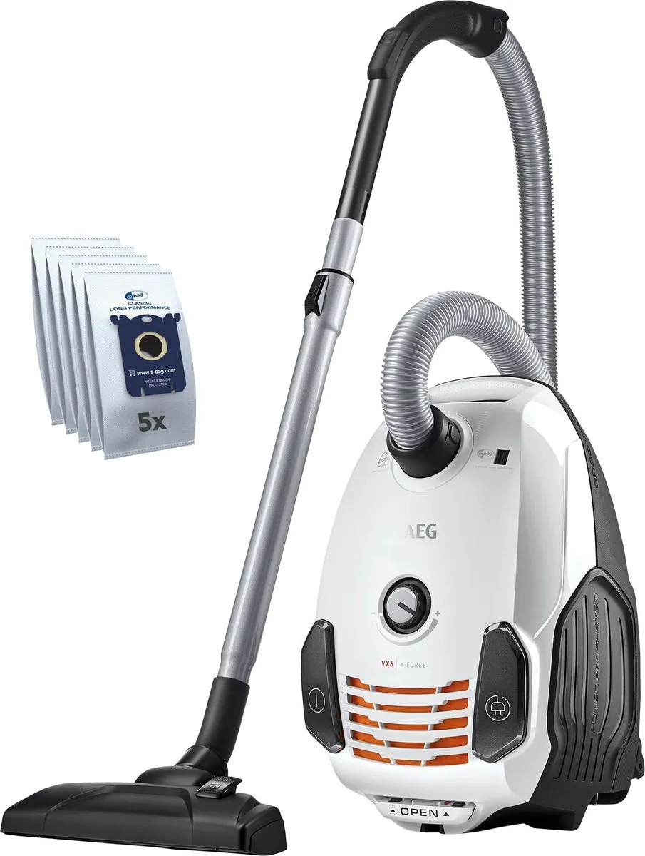 AEG VX6-2-IW-5 Stofzuiger - 800W - 3,5L - Ice White