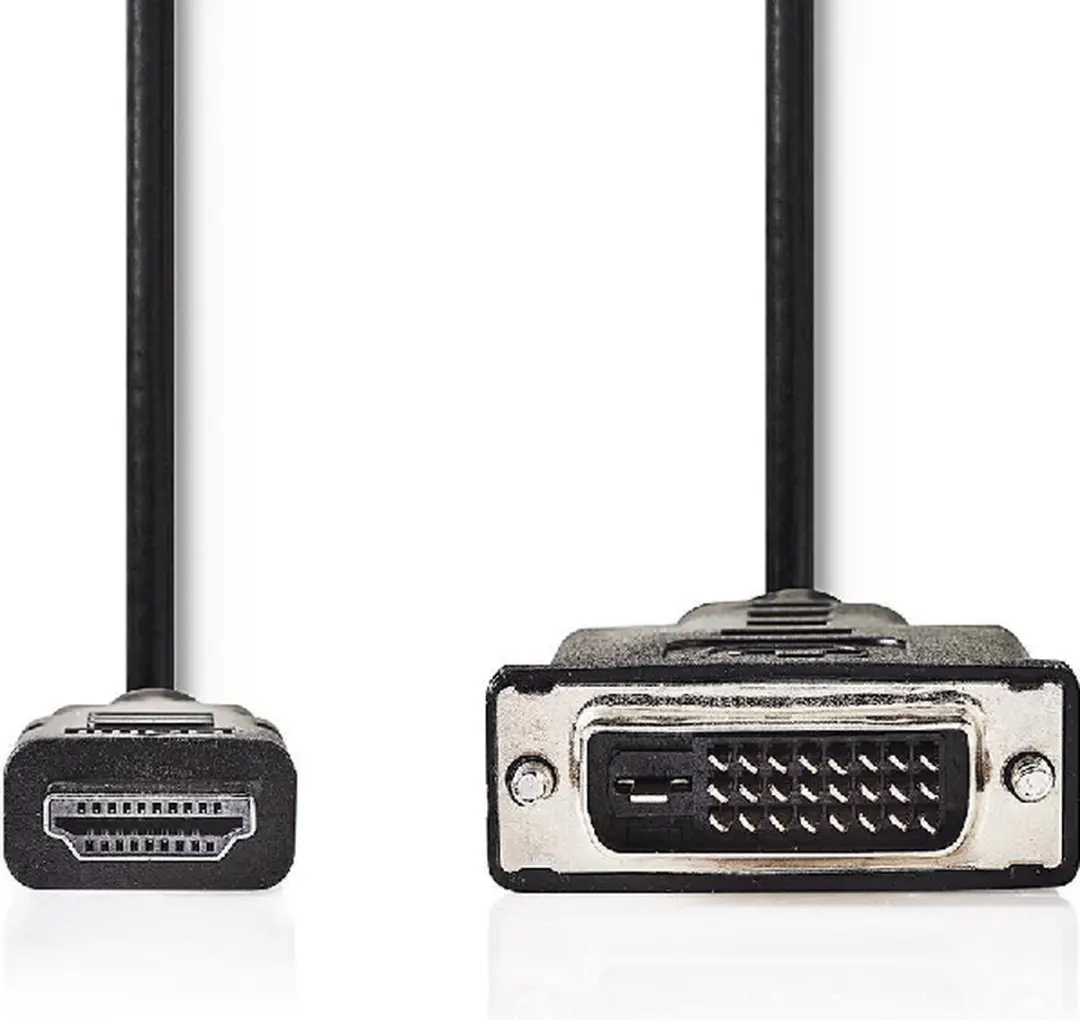 Nedis HDMI Kabel DVI-D 24+1-Pins 2m - Zwart