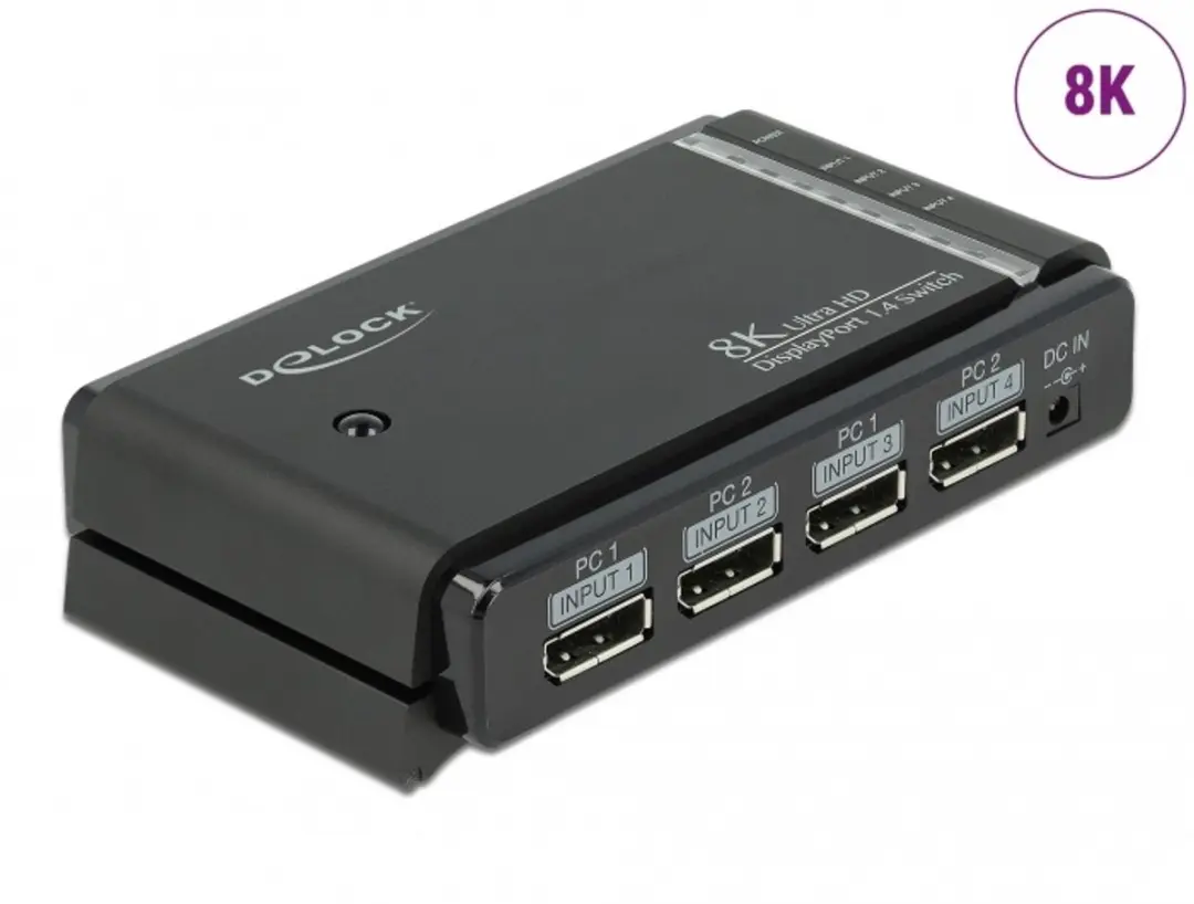 Delock DisplayPort 1.4 Switch 87750