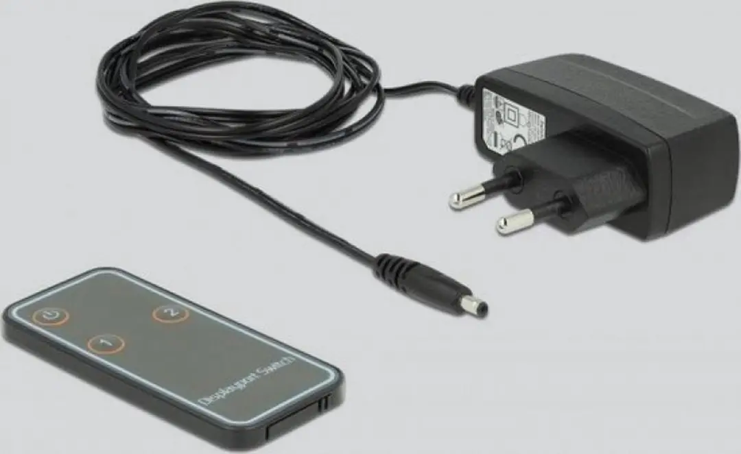 Delock DisplayPort 1.4 Switch 87750 - 2x2 naar 1x2 - 8K - Zwart - afbeelding 6 van 6