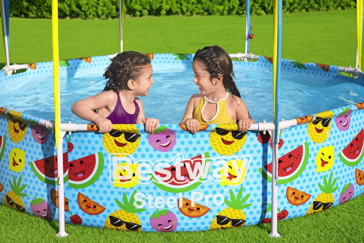 Bestway My First Frame Pool 244cm - Multikleur